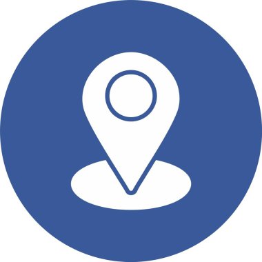 Harita Kabartma Çemberi Simgesi