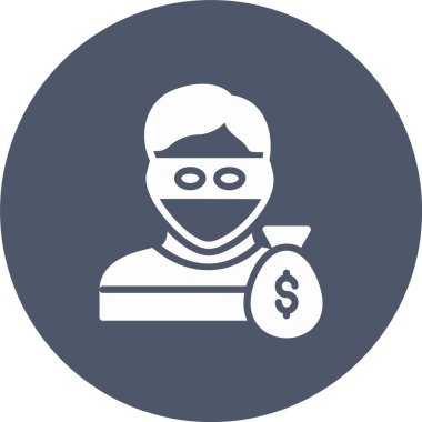 Hırsızlık Kabartma Çemberi Simgesi