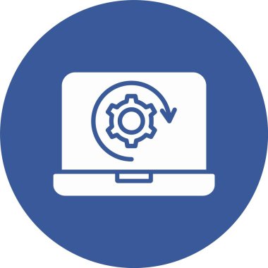 Mekanik Süreç Kabartma Çemberi Simgesi