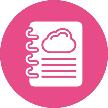 Bulutlar Kabartma Çemberi Simgesi