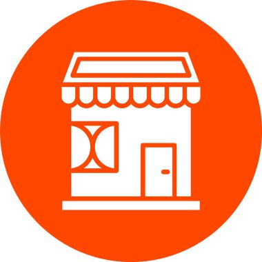 Mağaza Kabartma Çemberi Simgesi