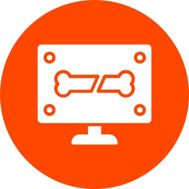 X-ray Kemik Kabartma Çemberi Simgesi