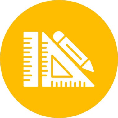 Geometri Kabartma Çemberi Simgesi