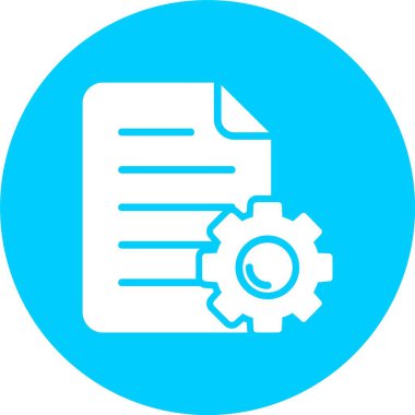 İçerik Yönetimi Kabartma Çemberi Simgesi