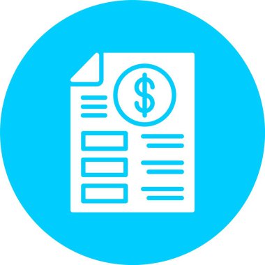 Fatura Kabartma Çemberi Simgesi