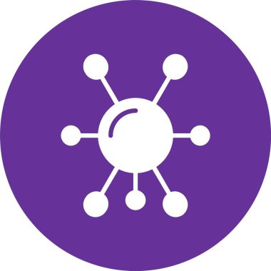 Zihin Haritası Kabartma Çemberi Simgesi