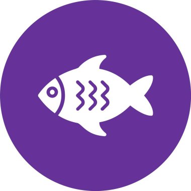 Balık Kabartma Çemberi Simgesi