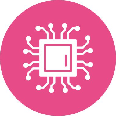 Devre Kabartma Çemberi Simgesi