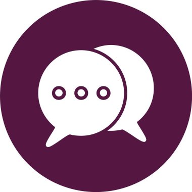 Chat Kabartma Çemberi Simgesi