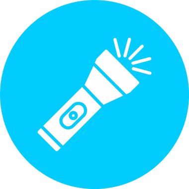 Meşale Kabartma Çemberi Simgesi