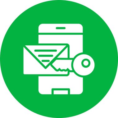 Kimlik Doğrulama Kabartma Çemberi Simgesi