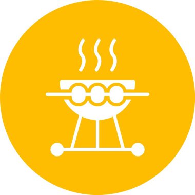 Izgara Kabartma Çemberi Simgesi