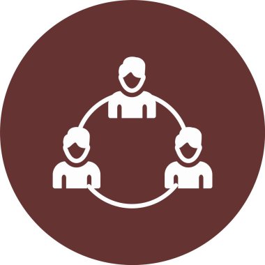 Ağ Kabartma Çemberi Simgesi