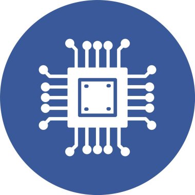 Mikroçip Kabartma Çemberi Simgesi