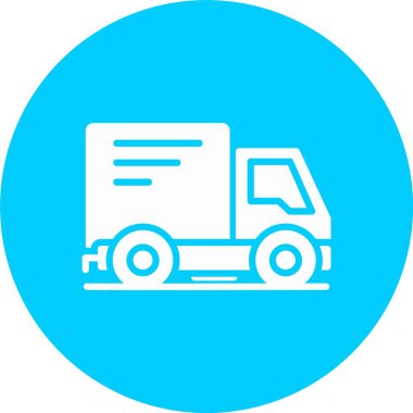 Teslimat Aracı Kabartma Çemberi Simgesi