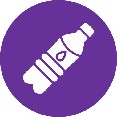 Su Şişesi Kabartma Çemberi Simgesi