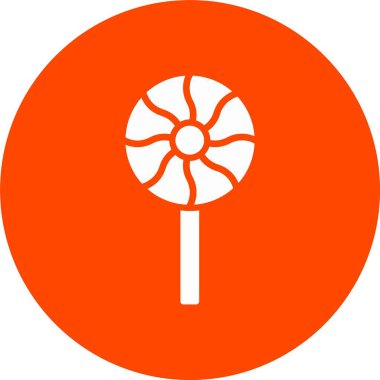 Lolipop Kabartma Çemberi Simgesi