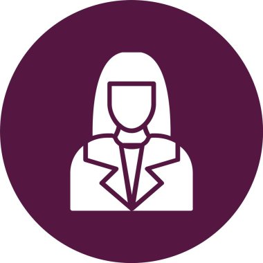 Kadın Kabartma Çemberi Simgesi