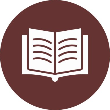 Kitap Kabartma Çemberi Simgesi