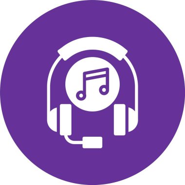 Kulaklık Kabartma Çemberi Simgesi