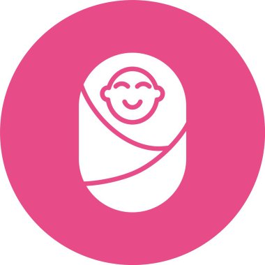 Bebek Kabartma Çemberi Simgesi