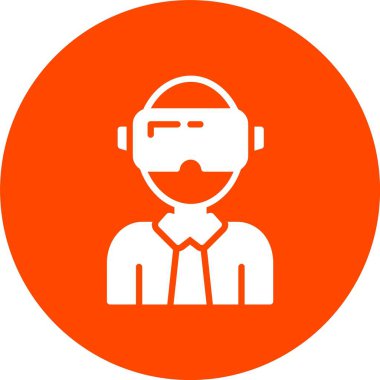 Sanal Gerçeklik Kabartma Çemberi Simgesi