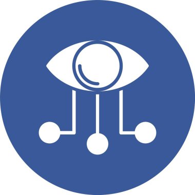 Veri Görselleştirme Kabartma Çemberi Simgesi