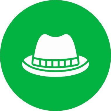 Fedora Kabartma Çemberi Simgesi