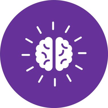 Beyin Kabartma Çemberi Simgesi