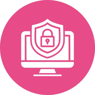 Güvenlik Kabartma Çemberi Simgesi