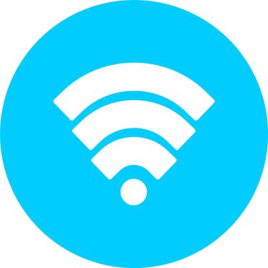 Wifi Kabartma Çemberi Simgesi