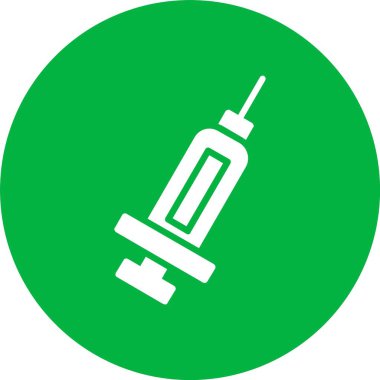 Şırınga Kabartma Çemberi Simgesi