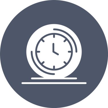 Saat Kabartma Çemberi Simgesi