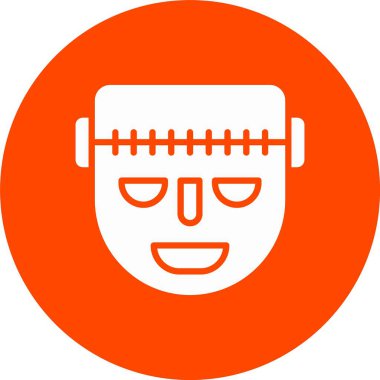 Frankenstein Kabartma Çemberi Simgesi