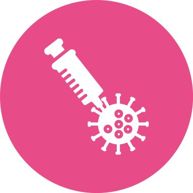 Aşı Kabartma Çemberi Simgesi