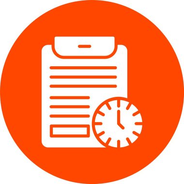 Sınav Kabartma Çemberi Simgesi