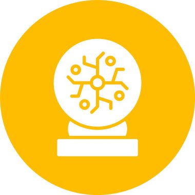 Plasma Topu Kabartma Çemberi Simgesi