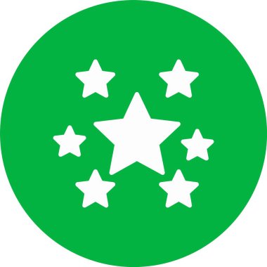 Yıldızlar Kabartma Çemberi Simgesi