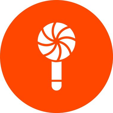 Lolipop Kabartma Çemberi Simgesi