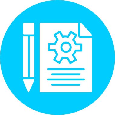 Geliştirme Kabartma Çemberi Simgesi