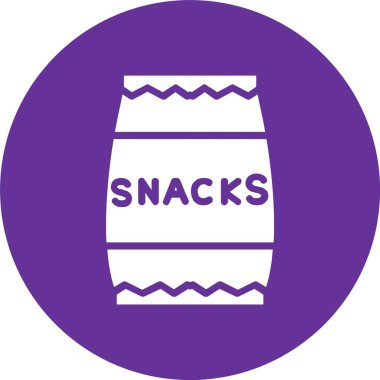 Atıştırmalık Kabartma Çemberi Simgesi