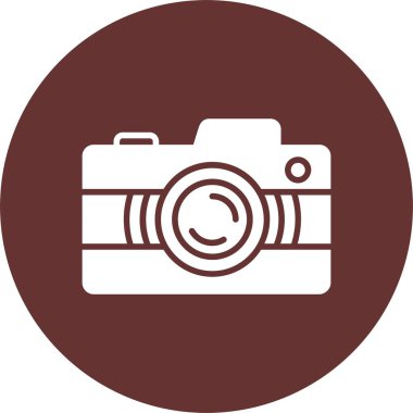 Kamera Kabartma Çemberi Simgesi