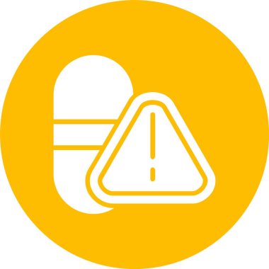 Aşırı Doz Kabartma Çemberi Simgesi