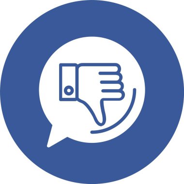 Tatminsiz Kabartma Çemberi Simgesi