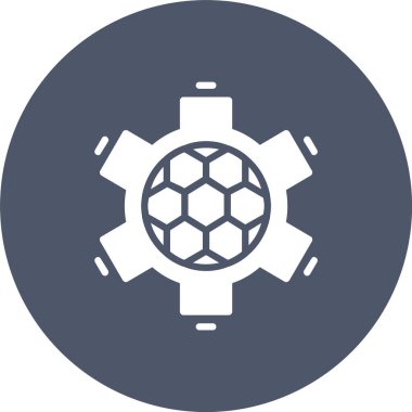 Futbol Kabartma Çemberi Simgesi