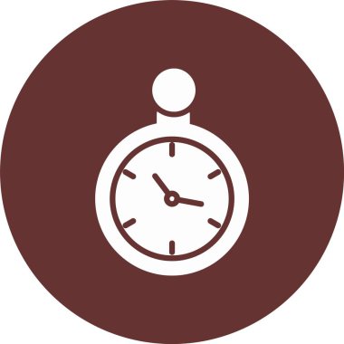 Saat Kabartma Çemberi Simgesi