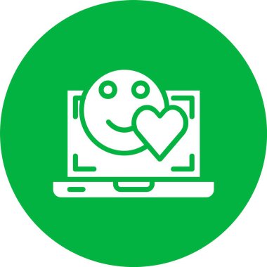 Sevgi Kabartma Çemberi Simgesi