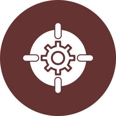 Hedef Kabartma Çemberi Simgesi