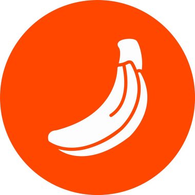 Muz Kabartma Çemberi Simgesi