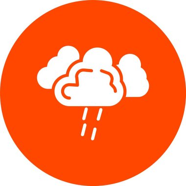 Yağmur Kabartma Çemberi Simgesi